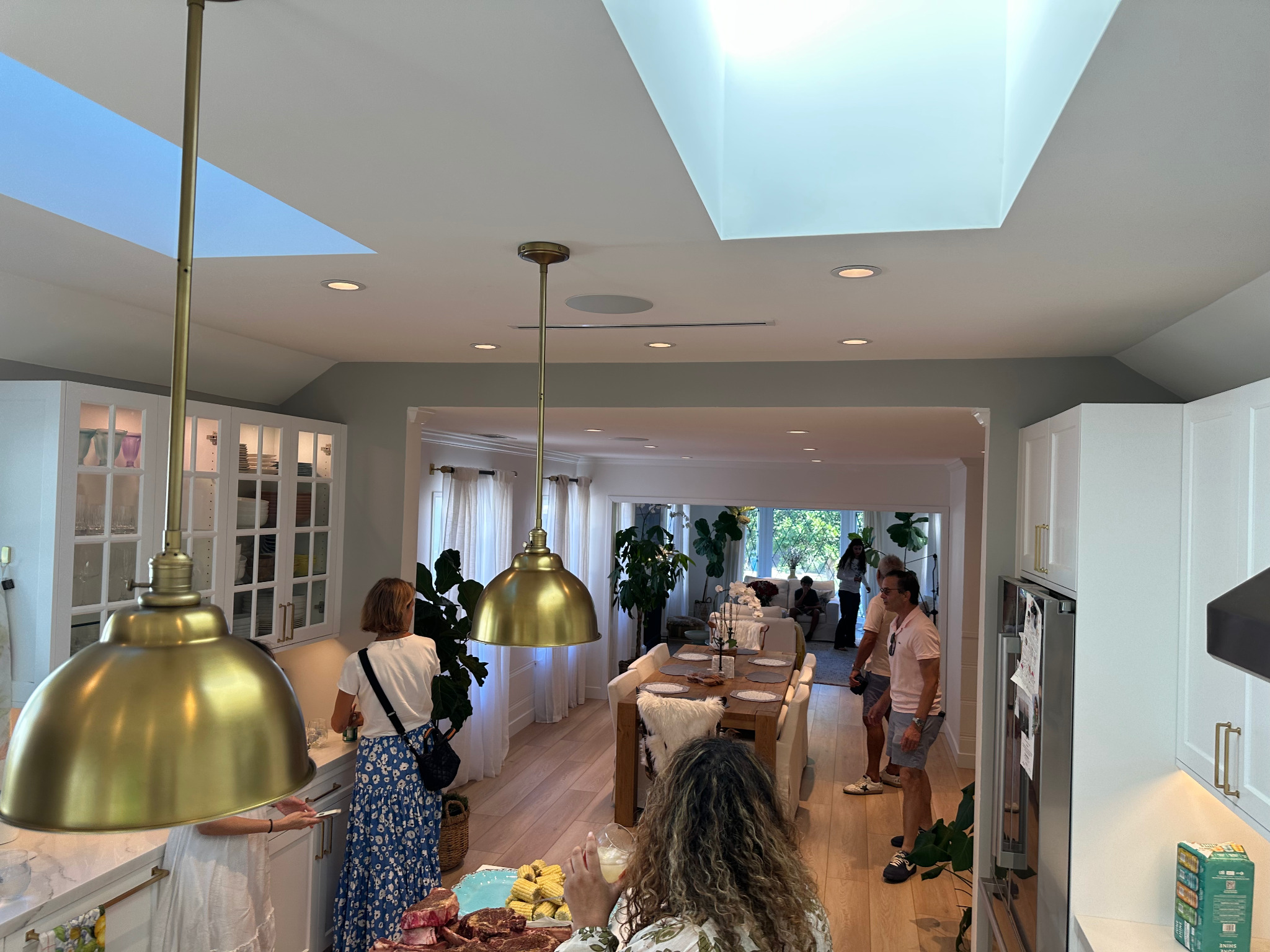 Affluent family in a beautiful home setting